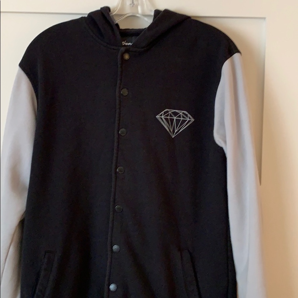 Diamond Snap up hoodie